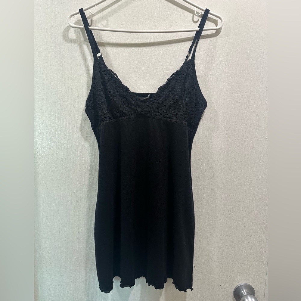 Jones New York Black Lace Detail Dress